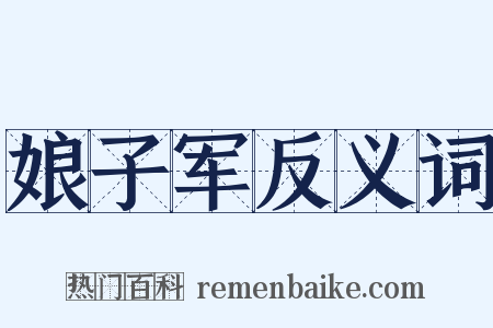 娘子军反义词是什么意思的图片